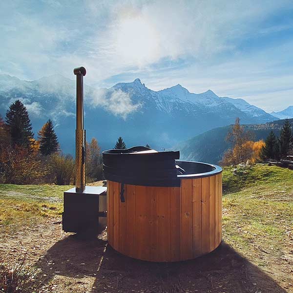 bild 3 badezuber fuer 4 pers. 1.8m mit gfk einsatz