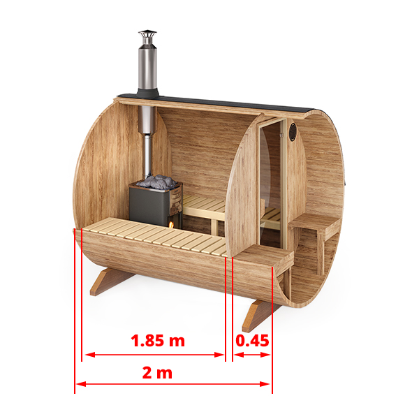 bild-9-2.4m-fasssauna-fur-4-pers-mit-sitzen-aussen