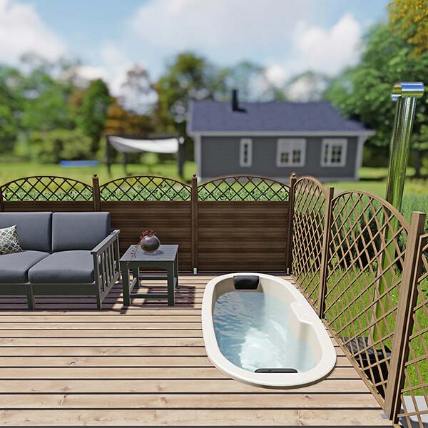 bild 2 einbau badefass fur 2 pers fur terrasse aus gfk