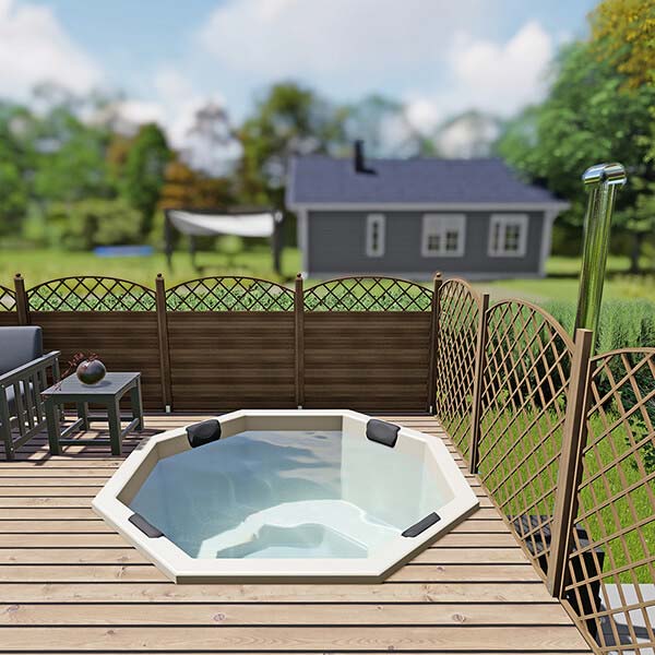 bild 2 einbau badefass fur 7 pers fur terrasse aus gfk